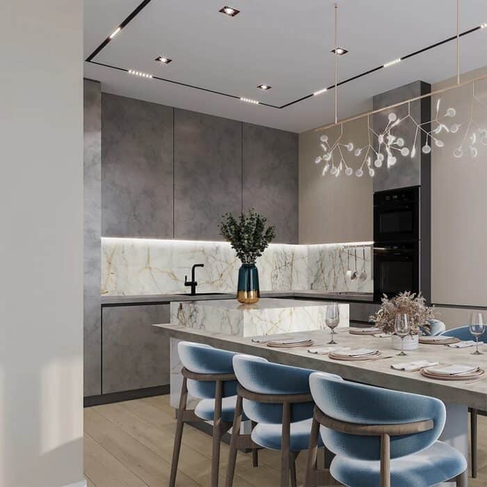 Πάνελ Τοίχου SPC ROCKO R154 Marble Gold, 2800 x 1230 x 4mm (3.44 m²) - Image 2