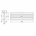 3D Πάνελ τοίχου MDF Graphite 2800 x 140 x 18mm, №01PA.2050.726 - Image 3