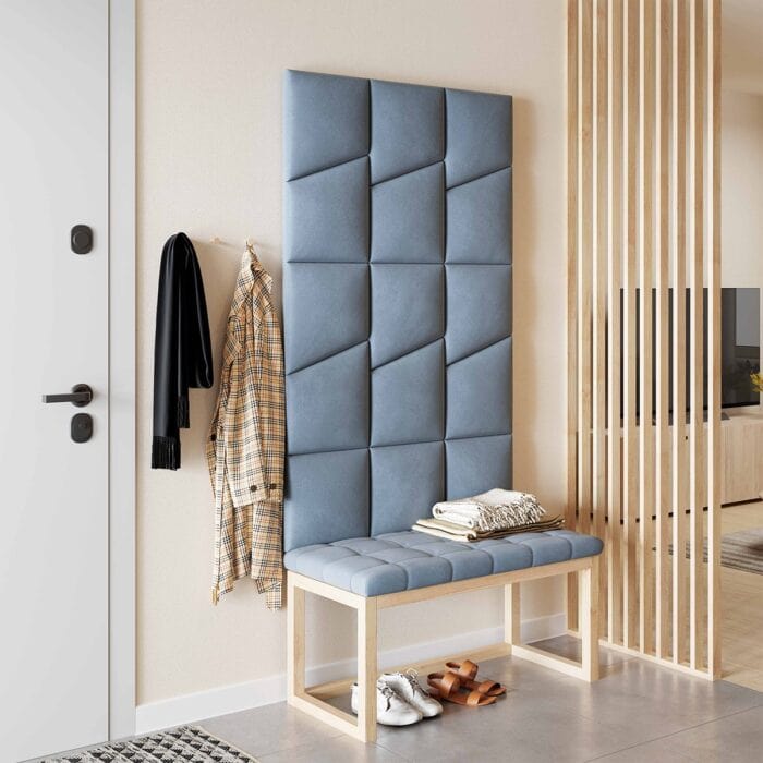 3D Πάνελ Ταπετσαρίας Vilo Θαλασσί 30 x 30cm - Image 4