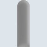 3D Πάνελ Ταπετσαρίας Vilo Γκρι 60 x 15cm