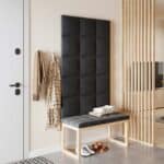 3D Πάνελ Ταπετσαρίας Vilo Μαύρο 30 x 30cm - Image 3