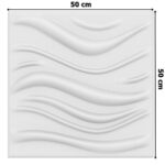 Διακοσμητικό Πάνελ Τοίχου/Οροφής MODERN - FALA, 50 x 50cm - Image 2