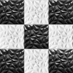 Διακοσμητικό Πάνελ Τοίχου/Οροφής MODERN-AMETHYST Black, 50 x 50cm - Image 4