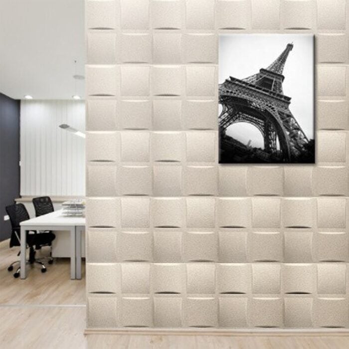 Διακοσμητικό Πάνελ Τοίχου/Οροφής με επικάλυψη άμμου PLED-P, 50 x 50cm - Image 3