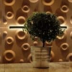 Διακοσμητικό Πάνελ Τοίχου/Οροφής με επικάλυψη άμμου KRATER-P, 50 x 50cm - Image 2