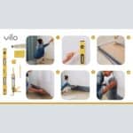 3D Πάνελ Ταπετσαρίας Vilo Θαλασσί 60 x 15cm - Image 3