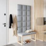 3D Πάνελ Ταπετσαρίας Vilo Γκρι 30 x 30cm - Image 3