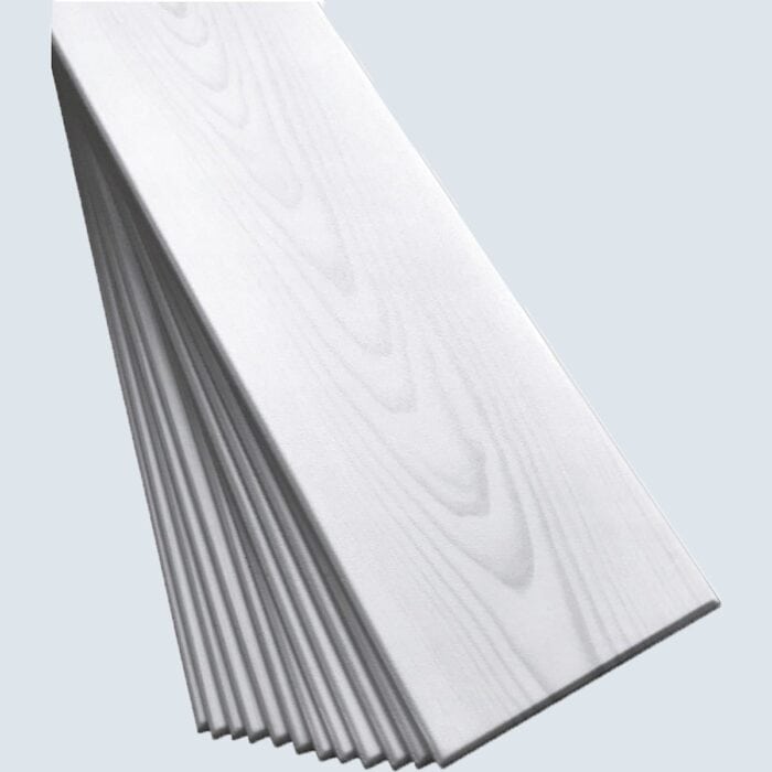 Διακοσμητικό Πάνελ Τοίχου/Οροφής №02 Λευκό Ξύλο, 1m x 16,7cm - Image 4