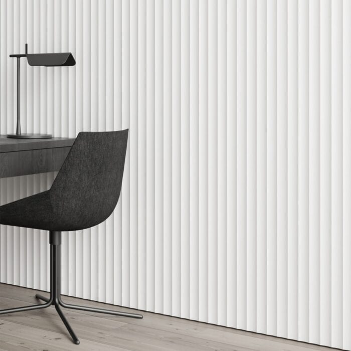 3D Πάνελ τοίχου MDF FAUS Blanco Nieve Ola 2600 x 168 x 12mm, №183391S - Image 3