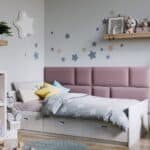 3D Πάνελ Ταπετσαρίας Vilo Σκούρο ροζ 30 x 30cm - Image 2