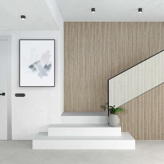 3D Πάνελ τοίχου MDF FAUS Penta Marfil Bicolor 2600 x 167 x 12mm, №176171S - Image 2