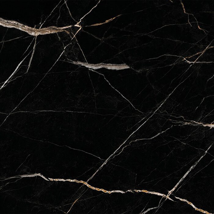 Πλακίδια Μπάνιου SPC VILO Calacatta Black gloss, 300 x 600 x 4mm - Image 3