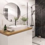 Πλακίδια Μπάνιου SPC VILO Calacatta White gloss, 300 x 600 x 4mm - Image 2