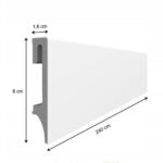 Σοβατεπί Πολυμερές VOX Espumo ESP201 2400 x 80 x 16mm - Image 3