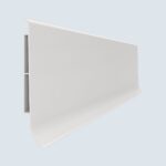 Σοβατεπί PVC Linela VILO 413 PALE GREY, 2000 x 80 x 16mm