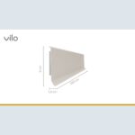 Σοβατεπί PVC Linela VILO 416, 2000 x 80 x 16mm - Image 2