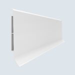 Σοβατεπί PVC Linela VILO 401 WHITE, 2000 x 80 x 16mm