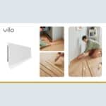 Σοβατεπί PVC Linela VILO 401 WHITE, 2000 x 80 x 16mm - Image 2