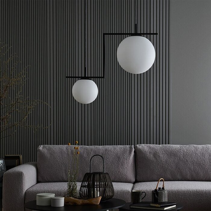 3D Πάνελ τοίχου Linerio L-Line Grey, 2650 x 122 x 21mm - Image 2