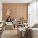 3D Πάνελ τοίχου Linerio M-Line Natural, 2650 x 122 x 12mm - Image 2