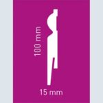 Σοβατεπί MDF PAINT-IT MP1101, 2420 x 100 x 15mm - Image 2