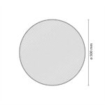 Ροζέτα Οροφής HOMESTAR PRISCA από Φελιζόλ/Πολυστερίνη, 50cm - Image 2