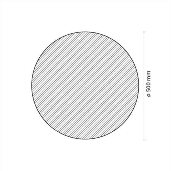 Ροζέτα Οροφής HOMESTAR PRISCA από Φελιζόλ/Πολυστερίνη, 50cm - Image 2