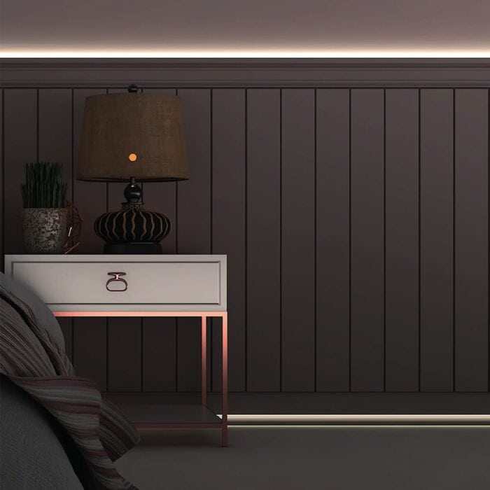 Σοβατεπί με Κρυφό Φωτισμό LED ASL-02, 2000 x 115 x 21mm - Image 3