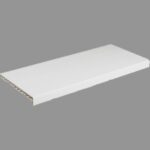 Ποδιά PVC Παραθύρου - Περβάζι για εσωτερική χρήση, Vilo Λευκό 1000 x 350 x 20mm - Image 2