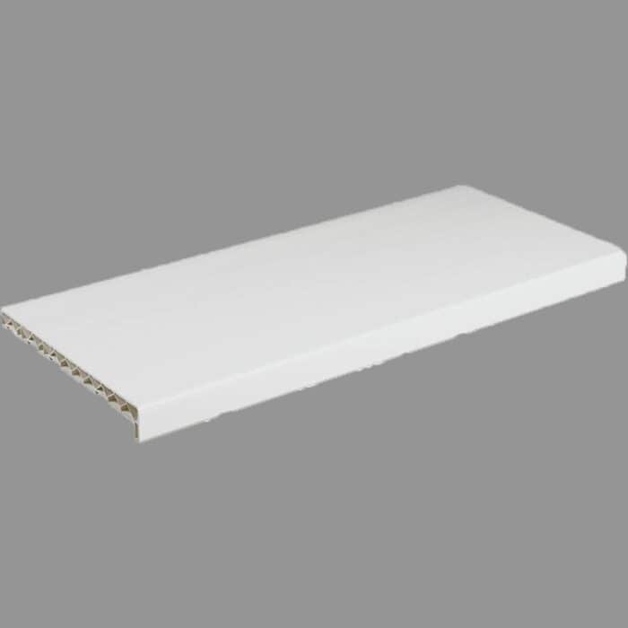 Ποδιά PVC Παραθύρου - Περβάζι για εσωτερική χρήση, Vilo Λευκό 1000 x 350 x 20mm - Image 2