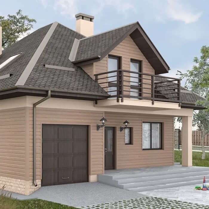 Εξωτερική Επένδυση Τοίχου PVC Siding U-Plast Natural cedar 3050 x 230 x 1mm - Image 2