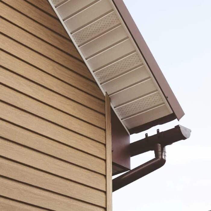 Εξωτερική Επένδυση Τοίχου PVC Siding U-Plast Natural cedar 3050 x 230 x 1mm - Image 4