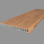 Ποδιά PVC Παραθύρου - Περβάζι για εσωτερική χρήση, Vilo Winchester 1000 x 300 x 20mm - Image 2