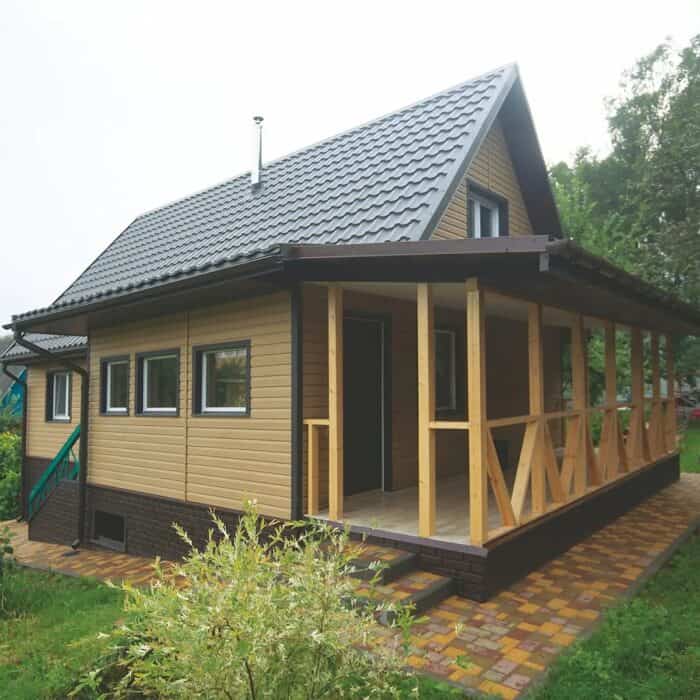 Εξωτερική Επένδυση Τοίχου PVC Siding U-Plast Altai fir, 3050 x 230 x 1mm - Image 2