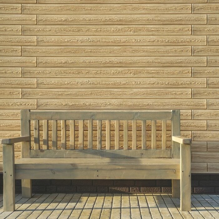 Εξωτερική Επένδυση Τοίχου PVC Siding U-Plast Light larch 2000 x 250 x 2mm - Image 5