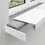 Ποδιά PVC Παραθύρου - Περβάζι - Καπάκι για εσωτερική χρήση, Vilo Λευκό 2000 x 380 x 56mm - Image 2