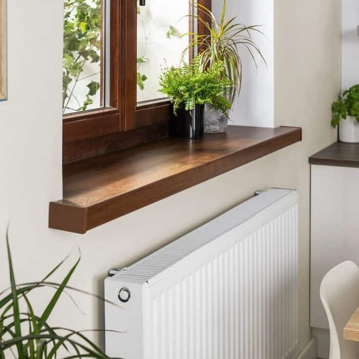 Ποδιά PVC Παραθύρου - Περβάζι - Καπάκι για εσωτερική χρήση, Vilo Χρυσός Δρυς 2000 x 380 x 56mm - Image 2