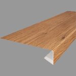 Ποδιά PVC Παραθύρου - Περβάζι - Καπάκι για εσωτερική χρήση, Vilo Καφέ 2000 x 380 x 56mm