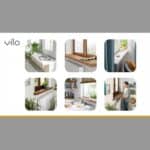 Ποδιά PVC Παραθύρου - Περβάζι - Καπάκι για εσωτερική χρήση, Vilo Καρυδιά 2000 x 380 x 56mm - Image 4