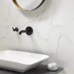 Πλαστική Επένδυση Ραμποτέ PVC Dumapan Calacatta, 2600 x 375 x 8mm - Image 2