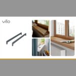 Δεξιά και Αριστερή τάπα για PVC ποδιές παραθύρων - περβάζια, VILO Καρυδιά - Image 5