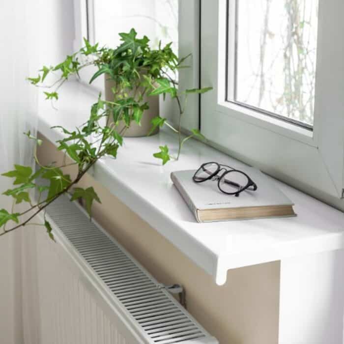 Δεξιά και Αριστερή τάπα για PVC ποδιές παραθύρων - περβάζια, VILO Καρυδιά - Image 2