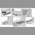 Ποδιά PVC Παραθύρου - Περβάζι για εσωτερική χρήση, Vilo Καρυδιά 1000 x 150 x 20mm - Image 3