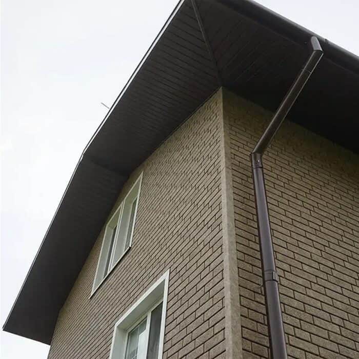 Εξωτερική Επένδυση Τοίχου PVC Siding U-Plast Brown 3000 x 300 x 1.17mm - Image 3