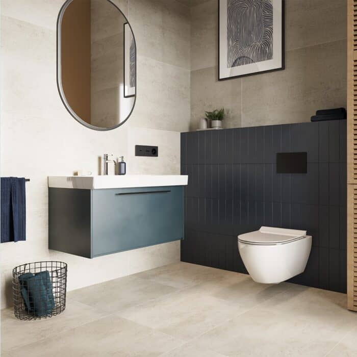 Βινυλικό Δάπεδο SPC VILO Concrete Beige, 600 x 600 x 5.5mm 33/AC5 - Image 3