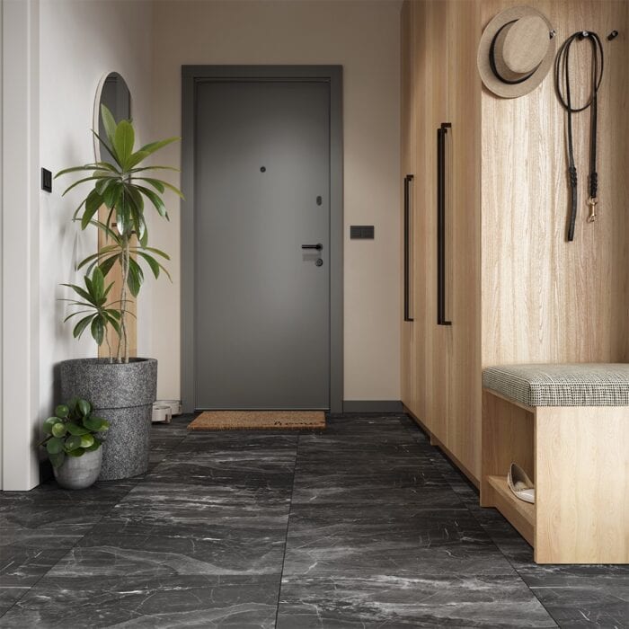 Βινυλικό Δάπεδο SPC VILO Dark Stone, 600 x 600 x 5.5mm 33/AC5 - Image 3