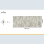 Πλαστική Επένδυση Ραμποτέ PVC VILO Brick Vintage, 2650 x 250 x 8mm - Image 3