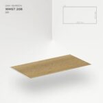 Πλακίδια Μπάνιου SPC ARBITON - Modee tiles Burbon wood eir, 600 x 1200 x 4mm - Image 4