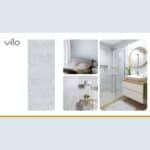 Πλαστική Επένδυση Ραμποτέ PVC VILO Concrete Gris, 2650 x 250 x 8mm - Image 4