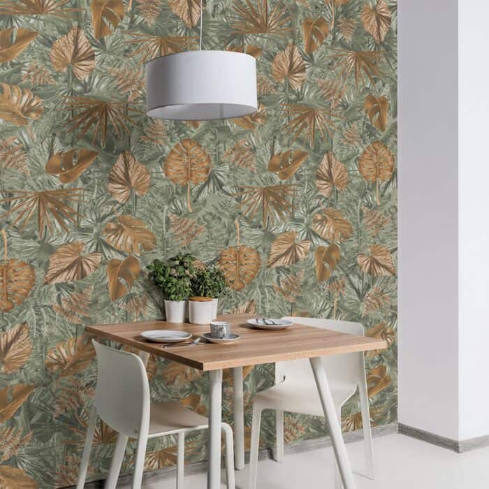 Πλαστική Επένδυση Ραμποτέ PVC VILO Monstera, 2650 x 250 x 8mm - Image 2